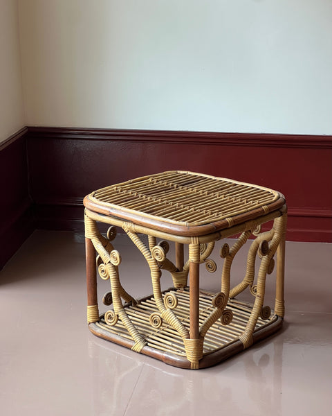 Vintage rattan chest