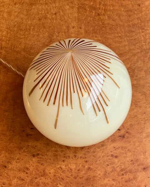 Vintage Ludovico Diaz de Santillana Murano Anemone table lamp (2 available)