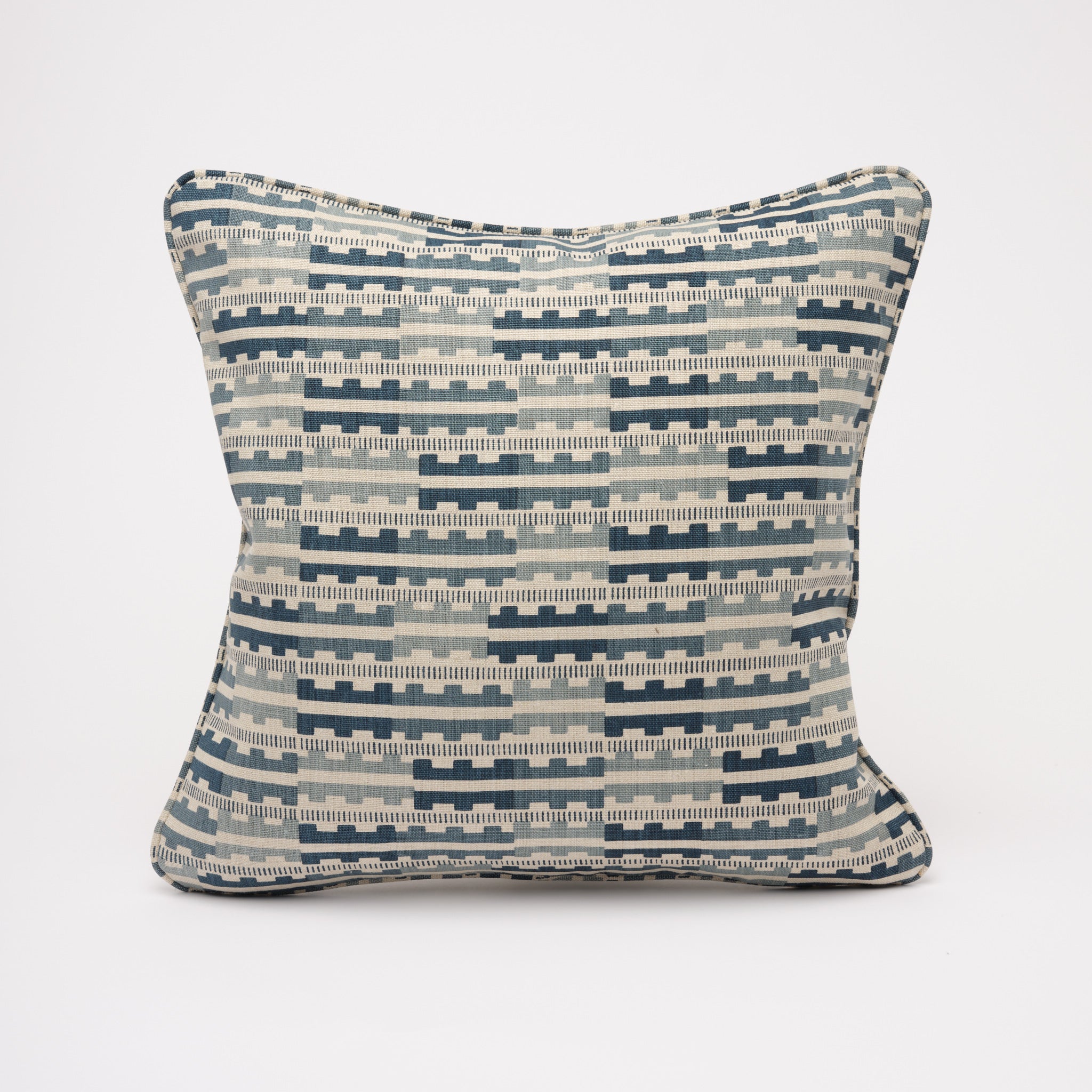 Marianne cushion - Indigo Natural (Available upon request)