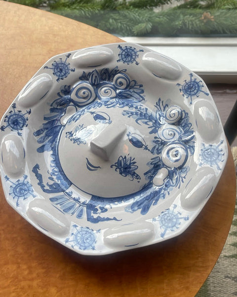 Vintage Bjørn Wiinblad ceramic wall plate