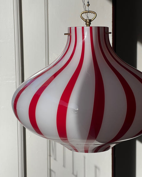 Ceiling lamp - Red vertical stripes Cipolla (D40)