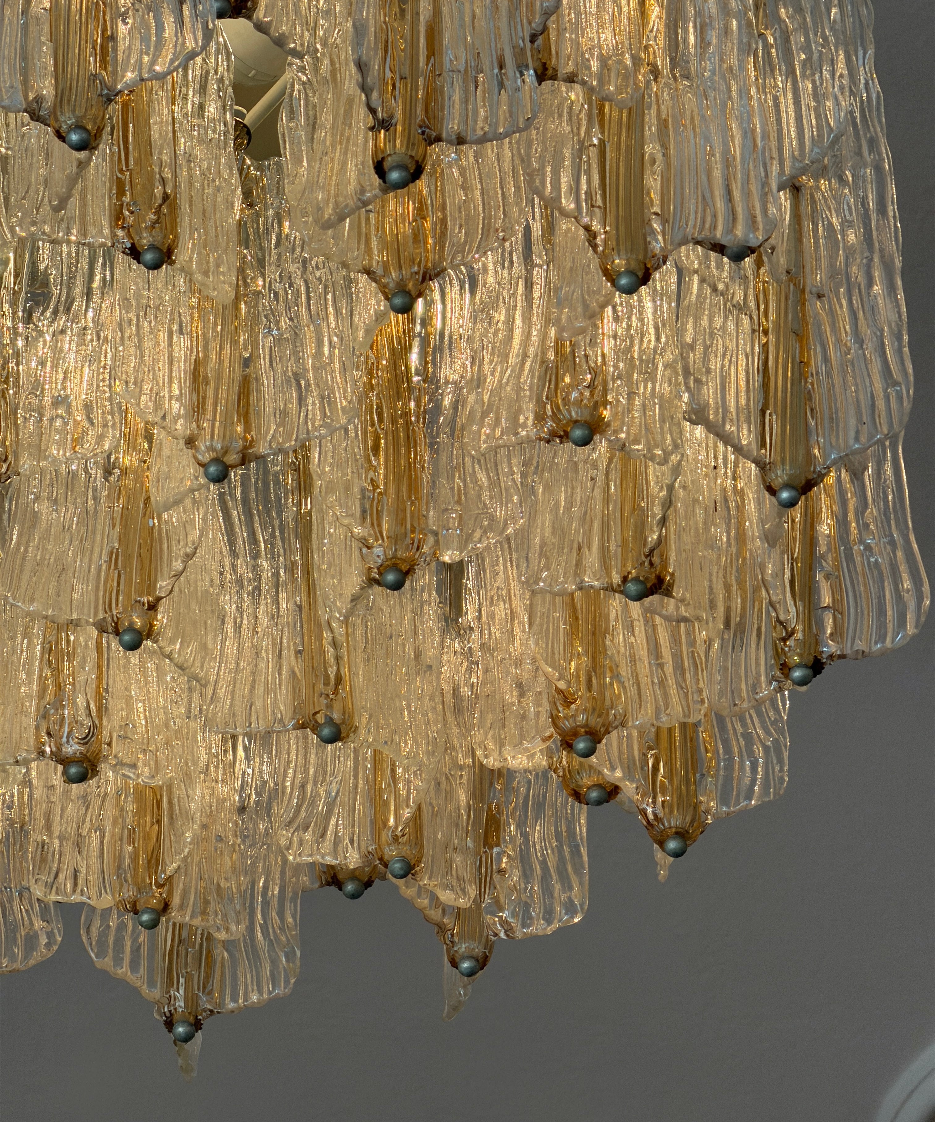 Vintage Murano chandelier by Toni Zuccheri for Venini