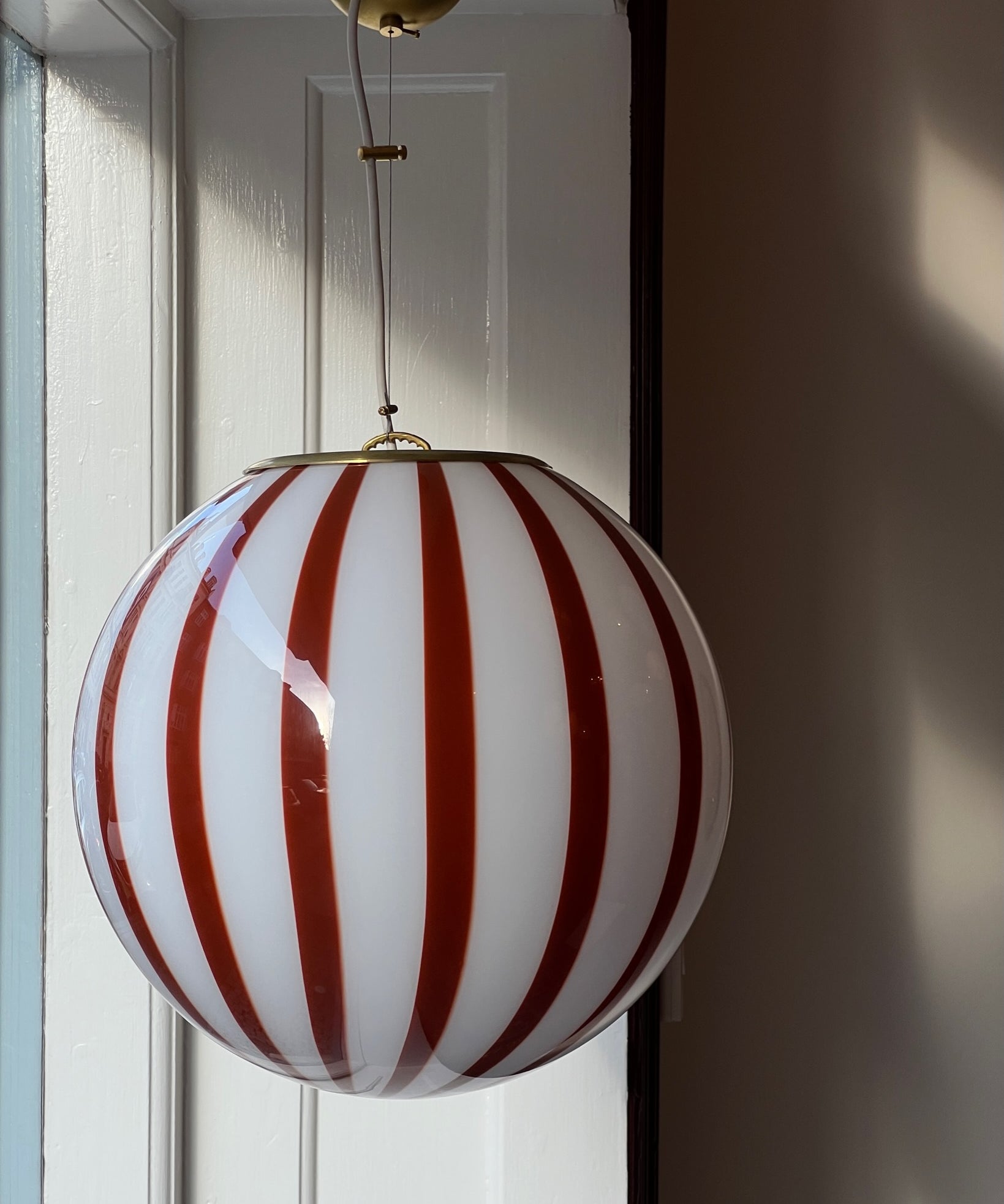 Candy ceiling lamp - Auburn vertical stripes (D40)