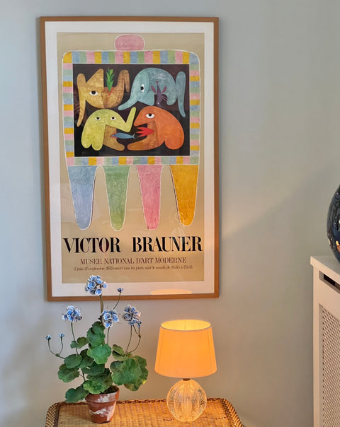 Victor Brauner vintage exhibition poster, 1972