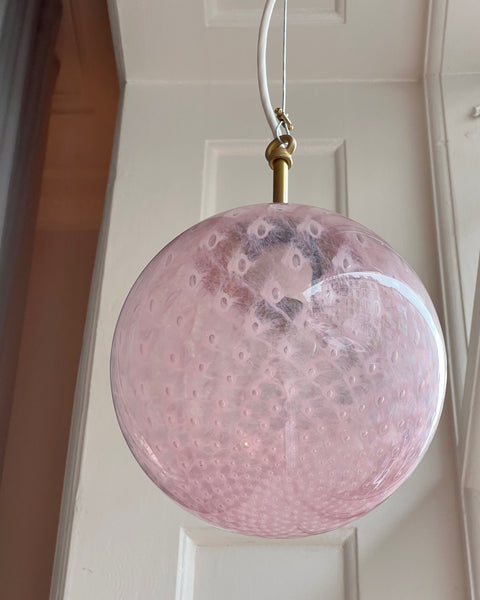 Ceiling lamp - Pink dotted (D20)