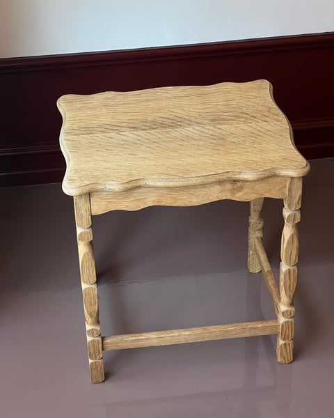 Vintage wooden side table (medium)