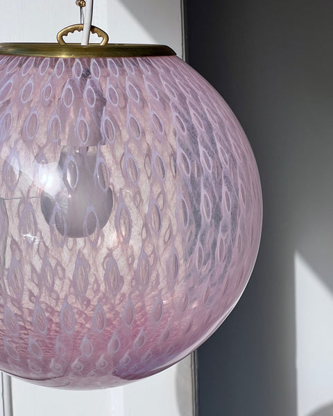 Ceiling lamp - Pink dotted (D30)