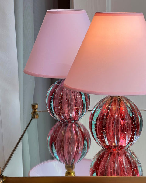 Vintage Murano table lamp (with shade) - 2 available