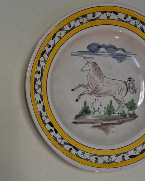 Vintage ceramic wall plate