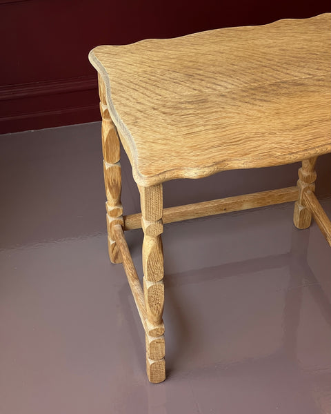 Vintage wooden side table (medium)