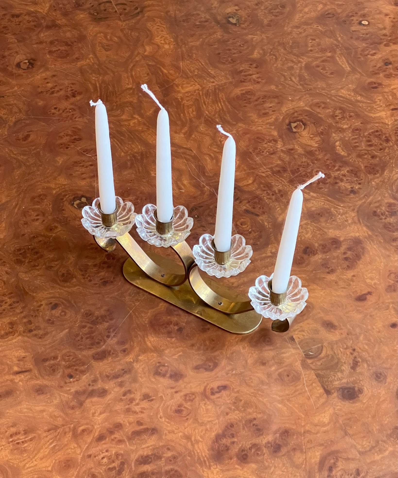 Vintage advent candle holder