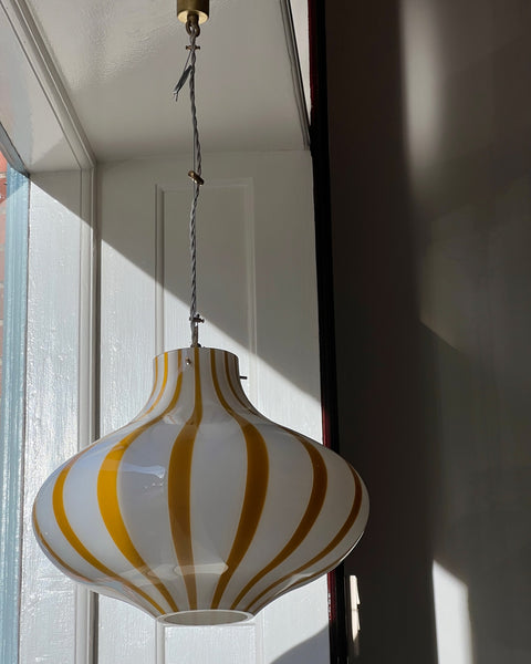 Ceiling lamp - Amber vertical stripes Cipolla (D40)