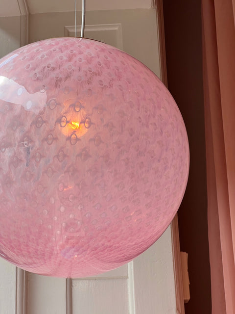 Ceiling lamp - Pink dotted (D40)