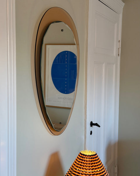 Vintage rose/pink Italian mirror