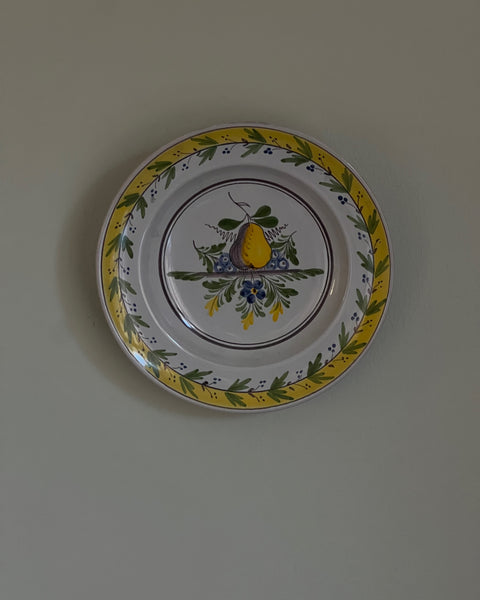 Vintage ceramic wall plate