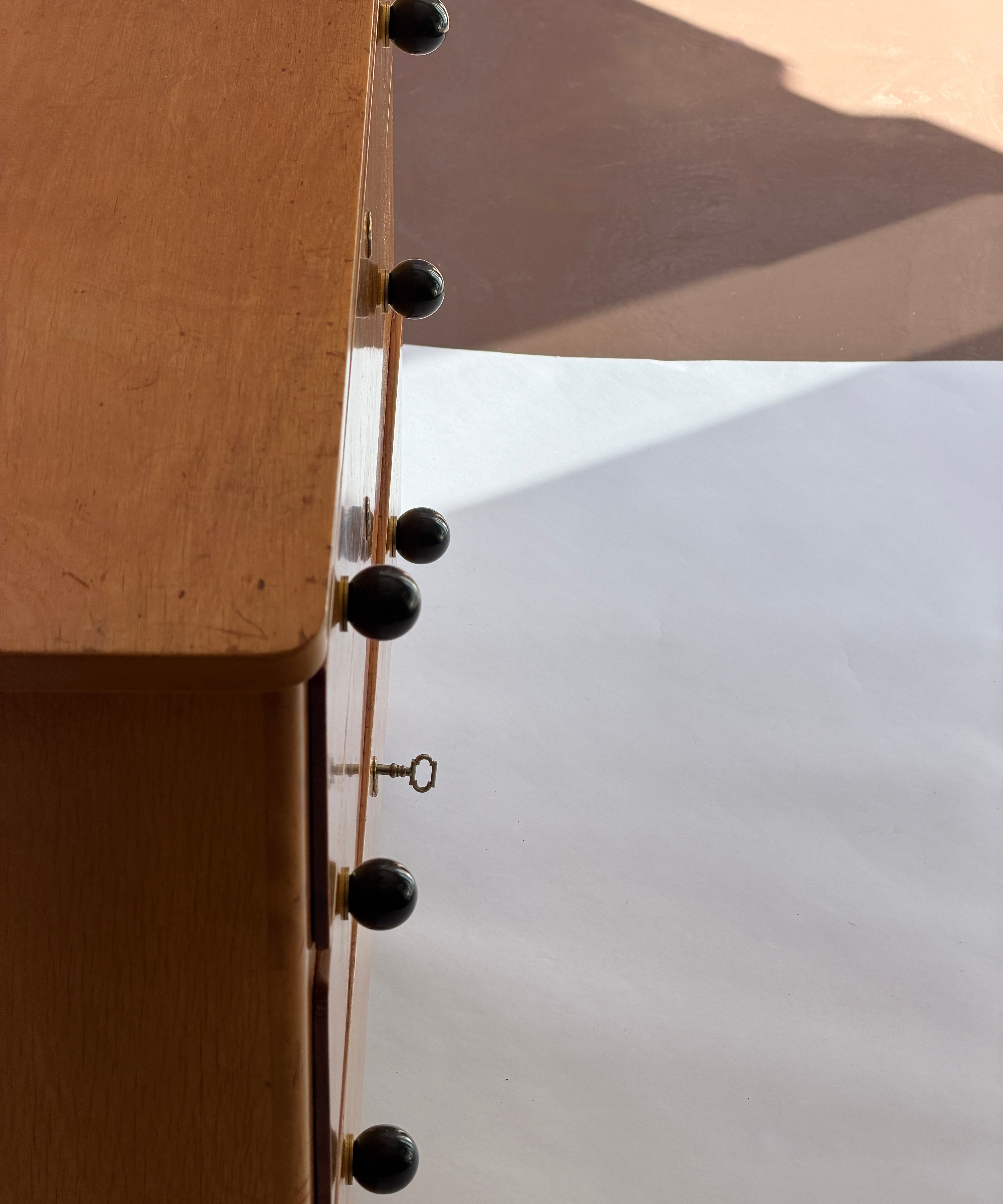 Vintage wooden chest of drawers, Sweden 1950s