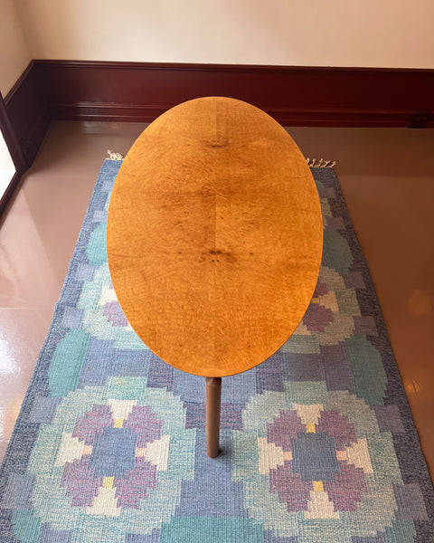 Vintage oak coffee table by Ole Wanscher