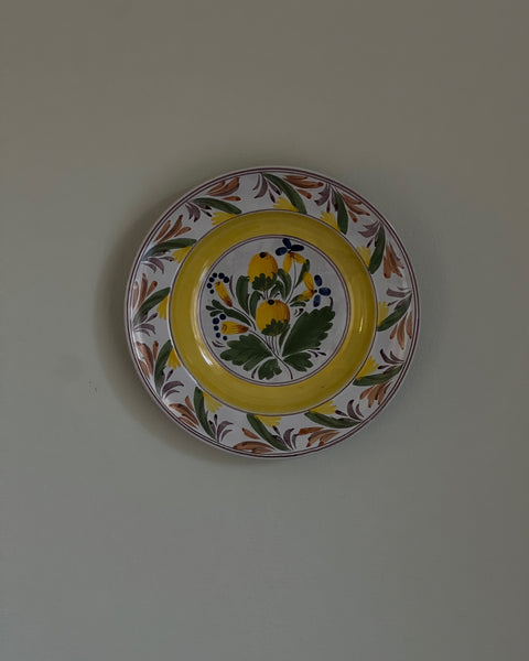 Vintage ceramic wall plate