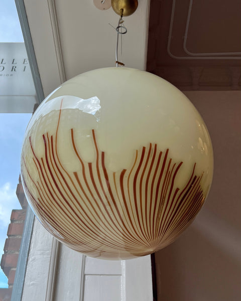 Vintage Ludovico Diaz de Santillana Murano Anemone ceiling lamp (D45)