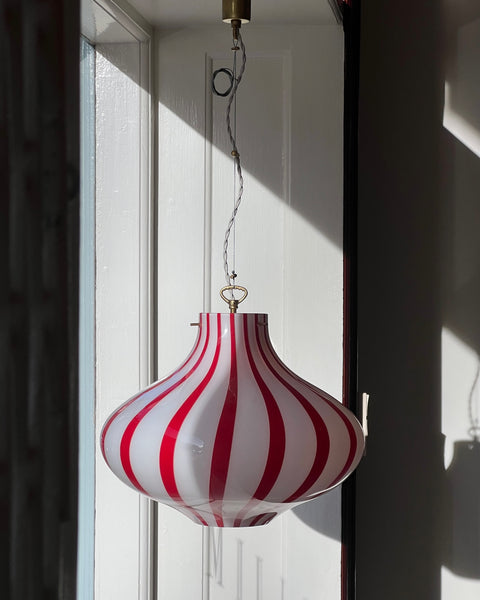 Ceiling lamp - Red vertical stripes Cipolla (D40)