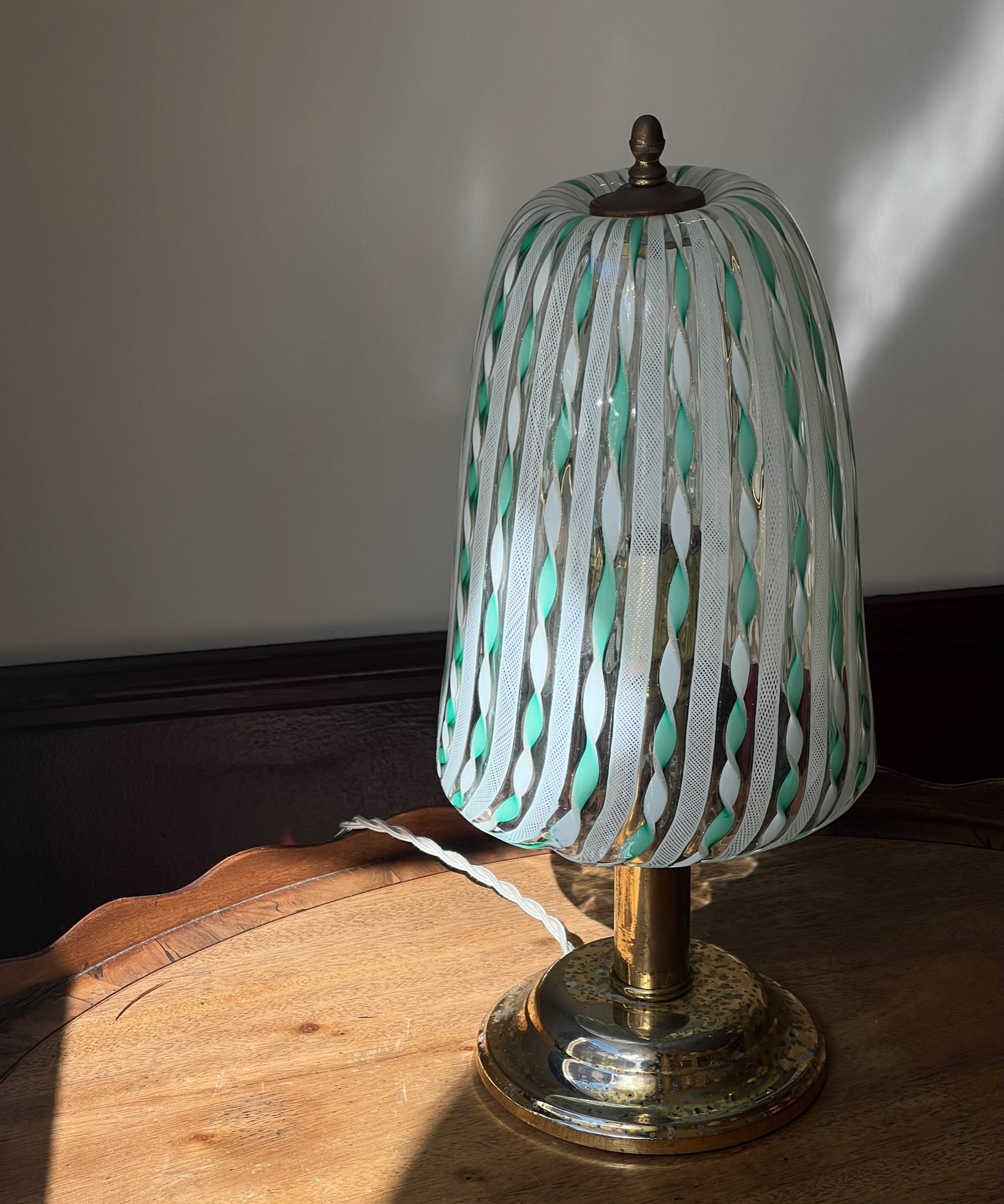 Large vintage Murano table lamp, Fratelli Toso