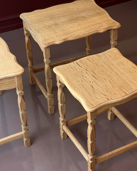 Vintage wooden side table (small)