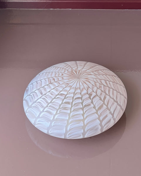 Vintage Murano blured pink ceiling/wall lamp (D36)
