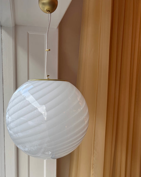 Ceiling lamp - White swirl (D45)