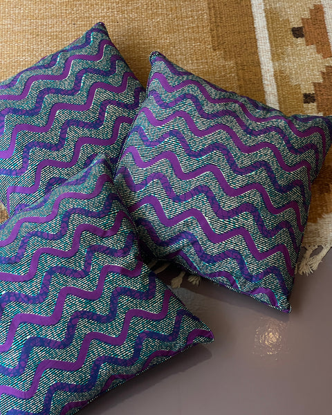 Bespoke cushion (purple)