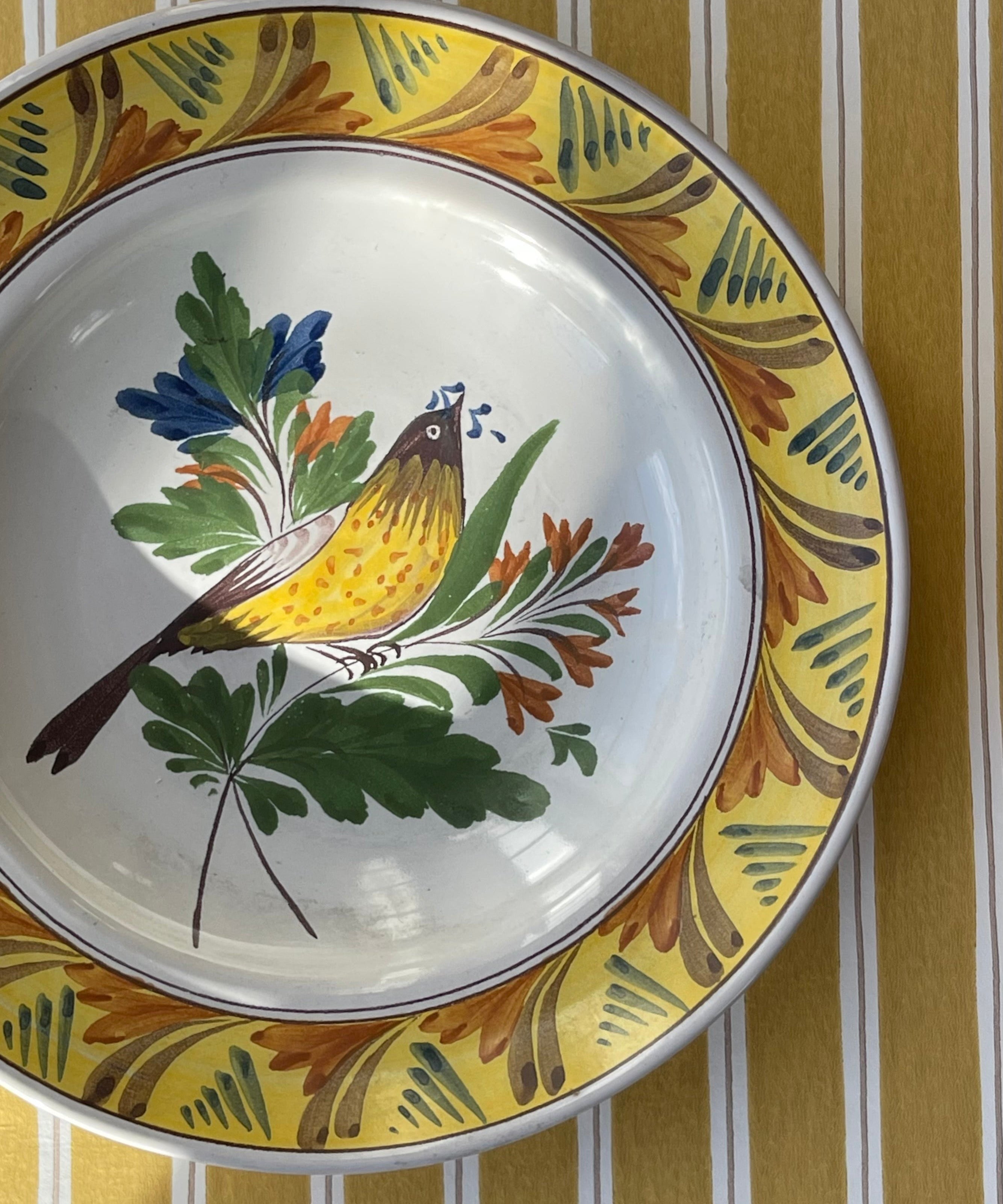 Vintage ceramic wall plate