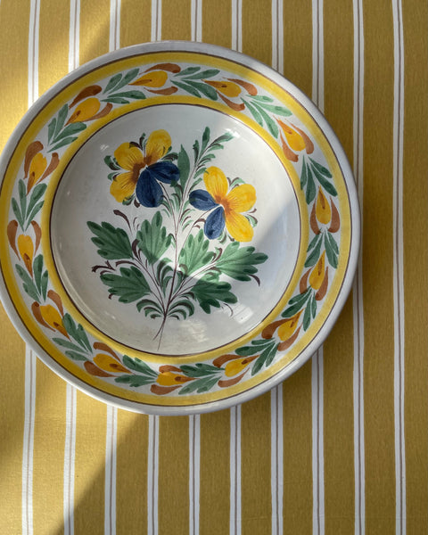 Vintage ceramic wall plate