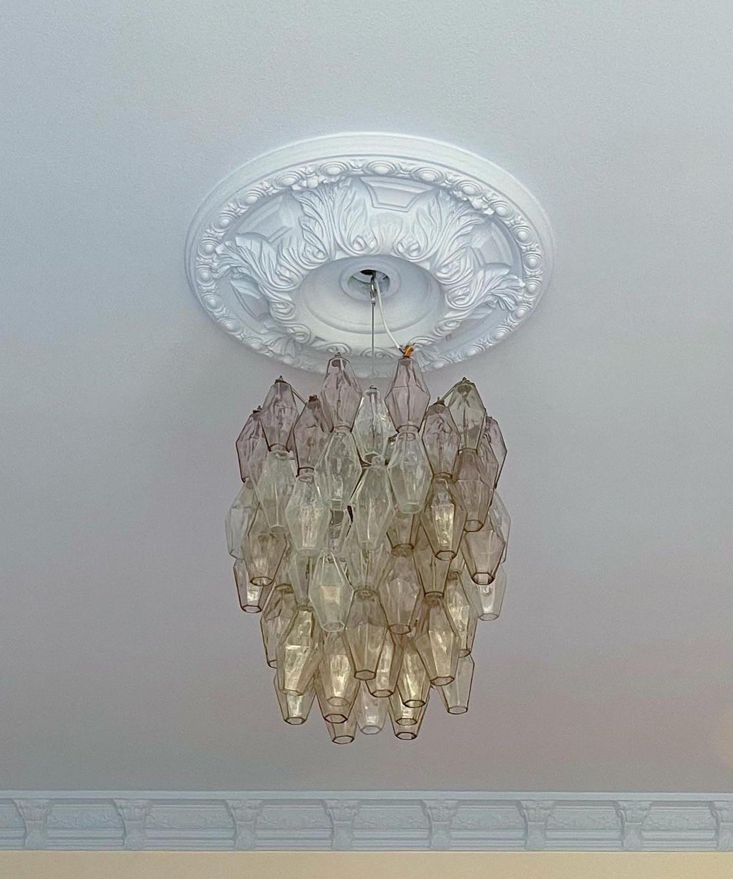 Vintage Carlo Scarpa Murano chandelier - Multi-coloured