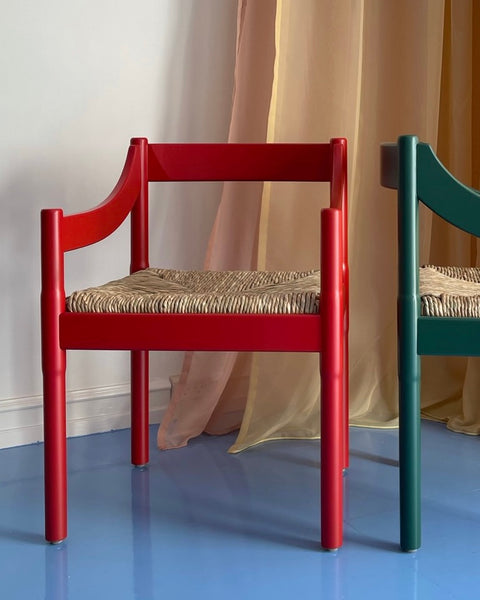 Carimate chair by Vico Magistretti - Red