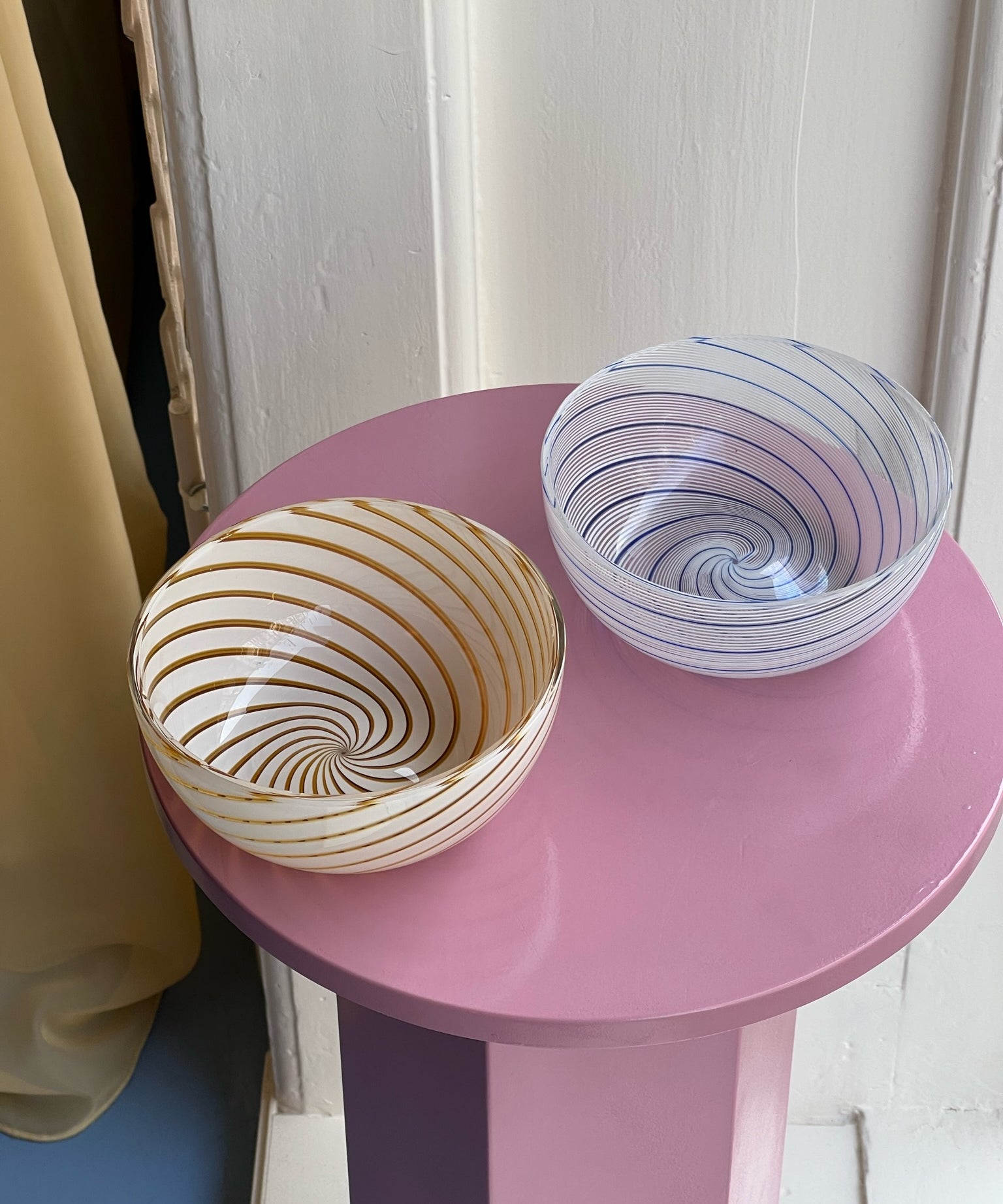 Vintage Murano swirl bowl