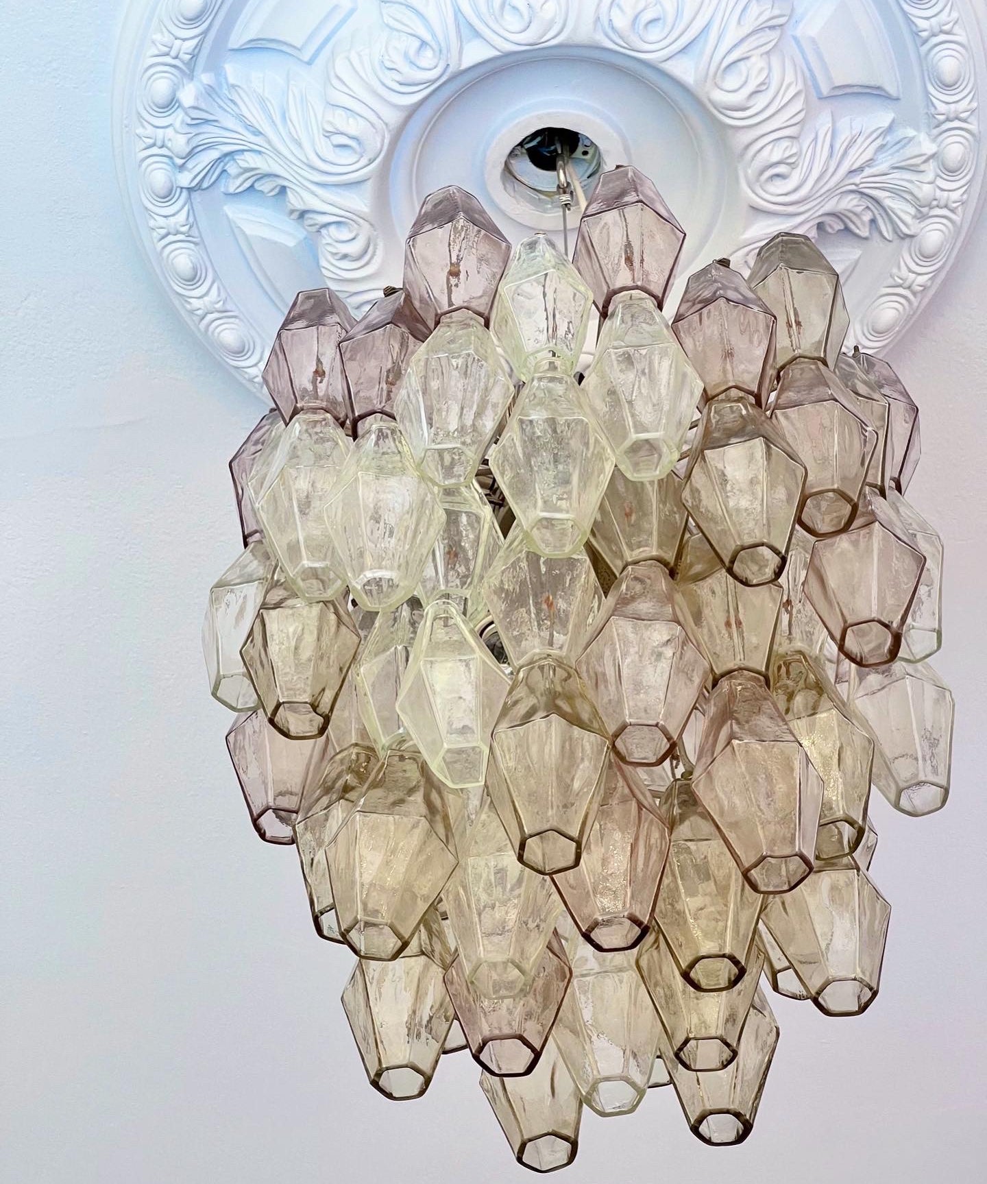 Vintage Carlo Scarpa Murano chandelier - Multi-coloured