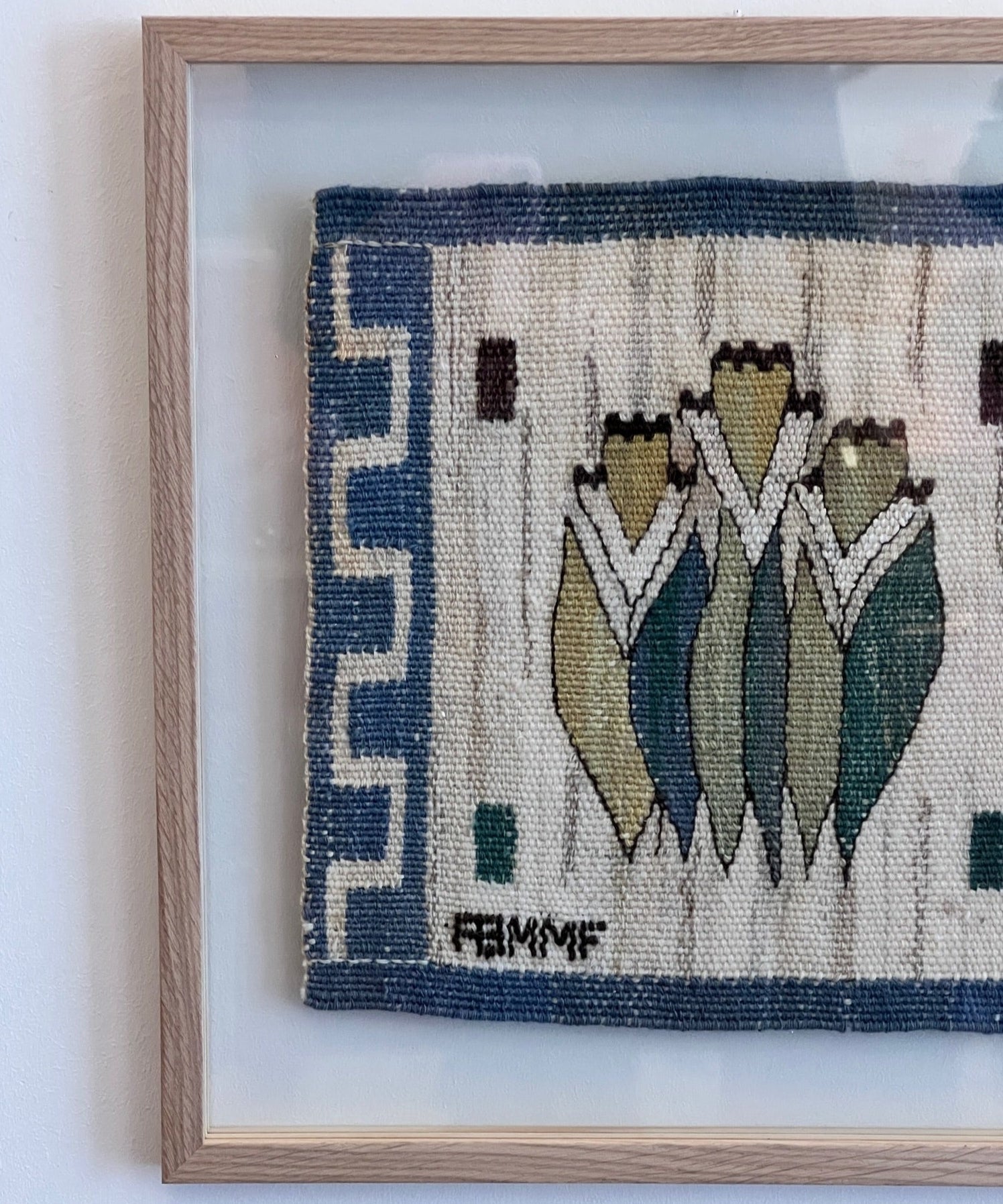 Märta Måås-Fjetterström wall tapestry "Blomlapp", AB MMF