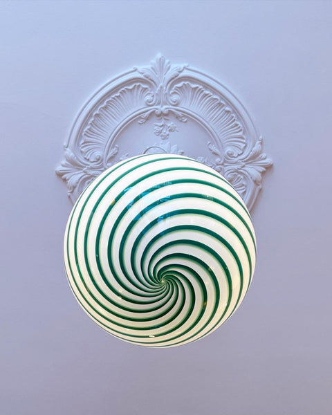 Ceiling lamp - Green swirl (D30)