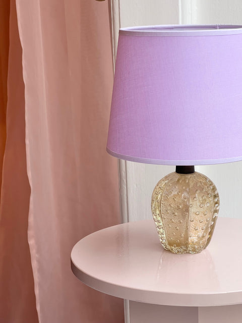 Vintage golden Murano table lamp