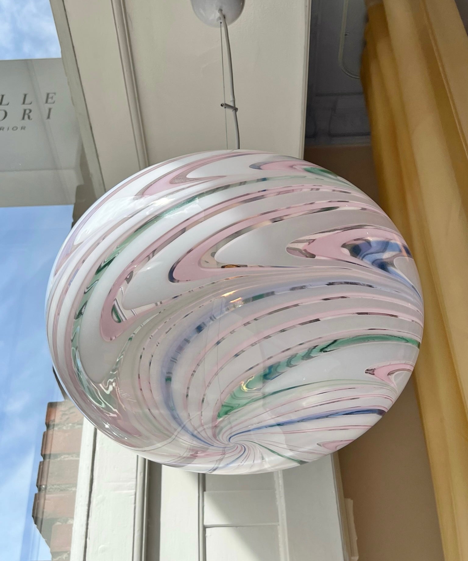 Vintage Murano Multi-coloured/transparent ceiling lamp