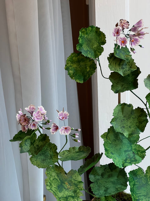 Paper flower ”Lilac pelargonium"