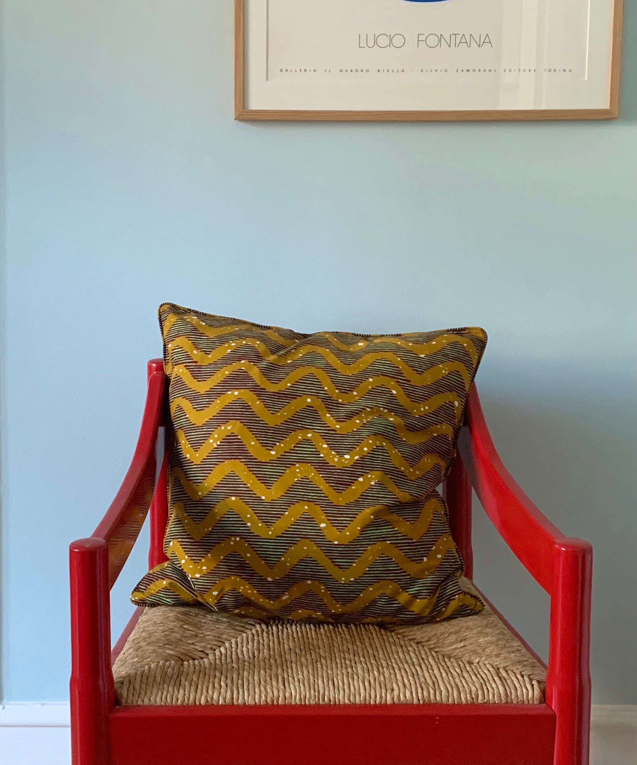 Bespoke cushion (ochre)