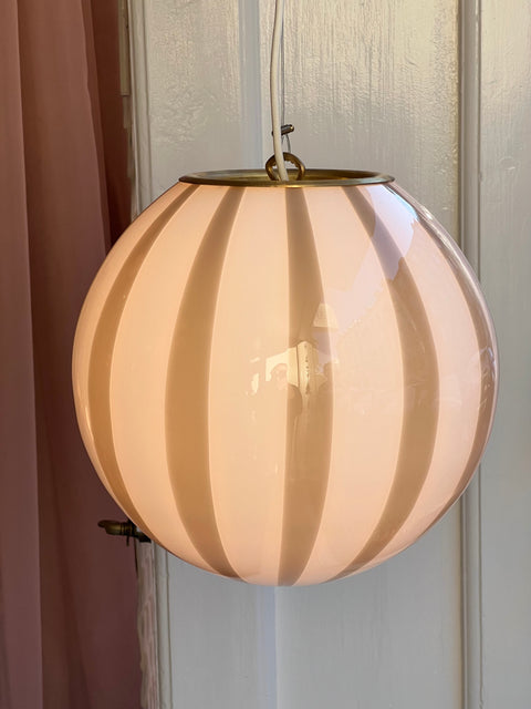Ceiling lamp - Grey vertical stripes (D30)