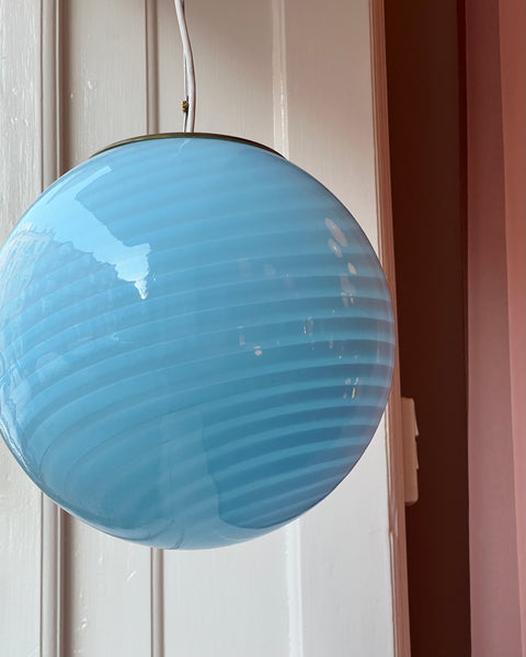 Ceiling lamp - Light blue swirl (D30)